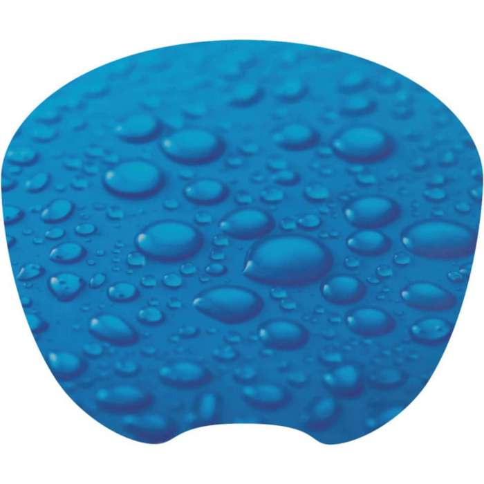 Podložka pod optickou myš Q-Connect - 212 x 172 mm, modrá, motiv kapek