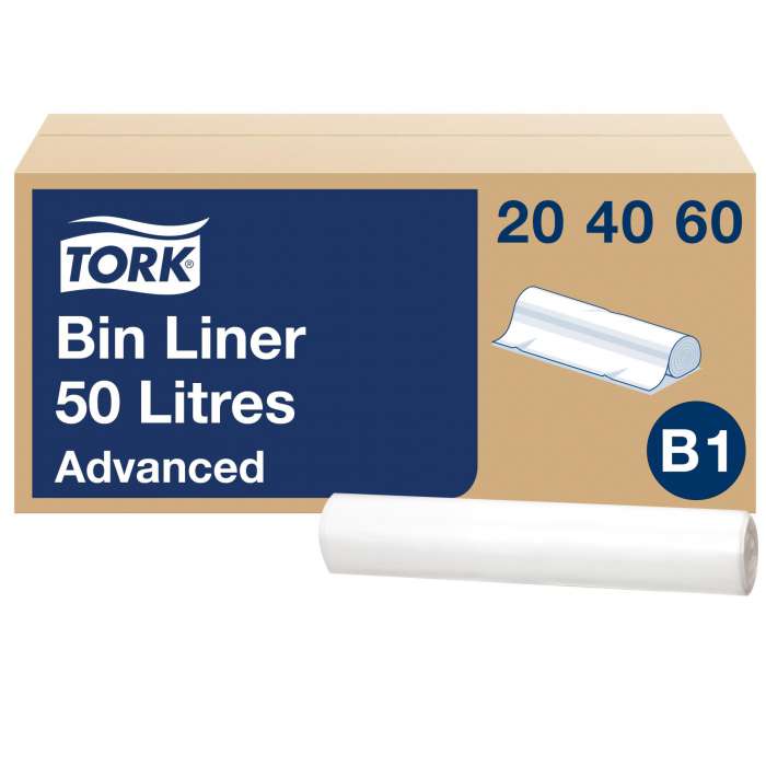 Pytle na odpadky Tork-B1, 50 l,1 role, 25 ks