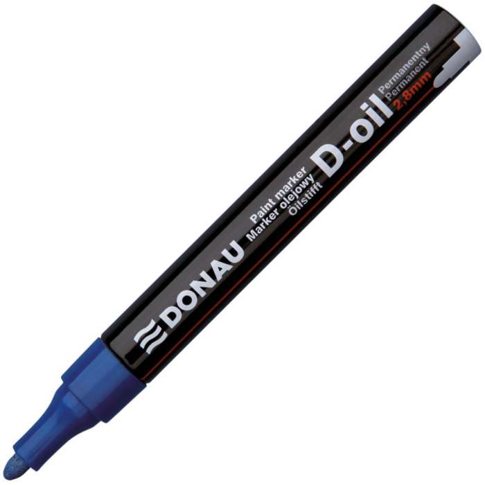 Lakový popisovač Donau - hrot 2,8 mm, modrý