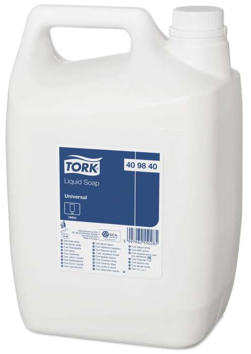 Tekuté mýdlo Tork - na dolévání, čiré, 5 l