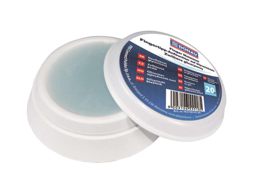 Glycerinový navlhčovač prstů Donau - 20 ml