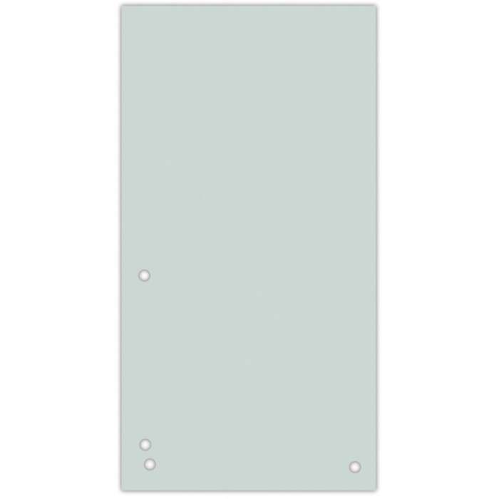 Papírové rozlišovače Donau - 1/3 A4, 235 x 105 mm, šedé, 100 ks