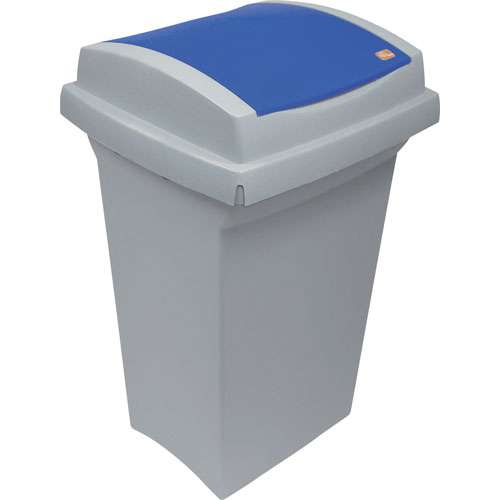 Odpadkový koš na tříděný odpad - modrý, 50 l