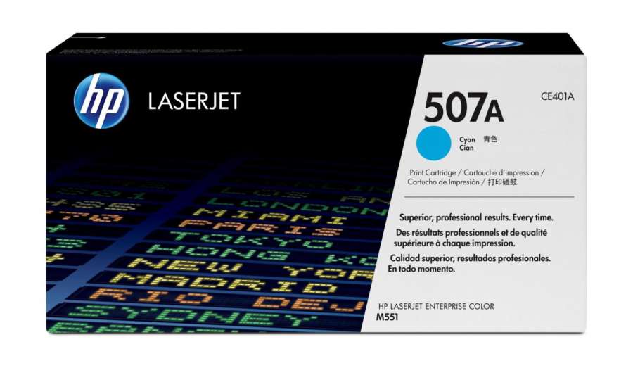 Toner HP CE401A, č. 507A - azurový