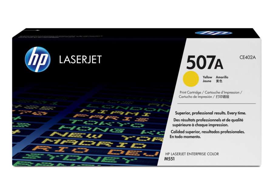 Toner HP CE402A, č. 507A - žlutý
