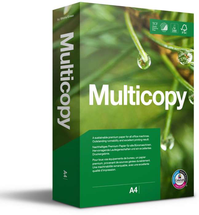 Kancelářský papír MultiCopy Original A4 - 160 g/m2, CIE 168, 250 listů