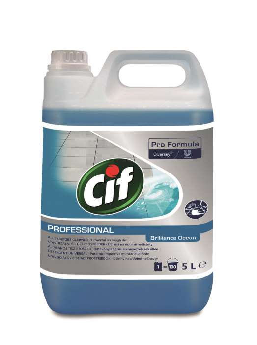 Čisticí prostředek na podlahy Cif Professional - oceán, 5 l