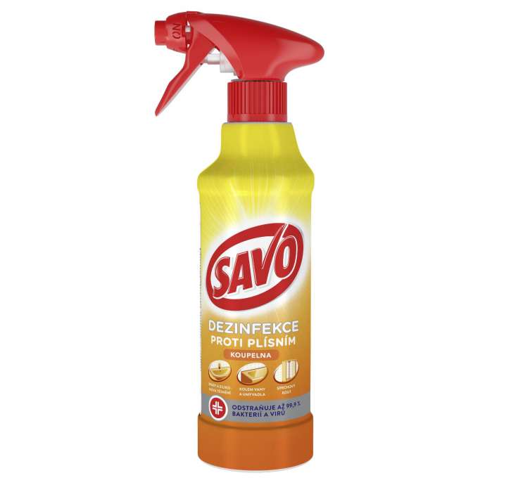 Čisticí prostředek na koupelny Savo proti plísním - 500 ml