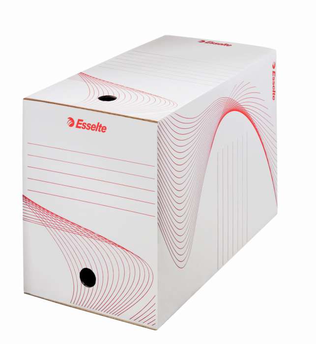 Archivační krabice Standard Esselte - bílá, 20 x 25 x 35,2 cm