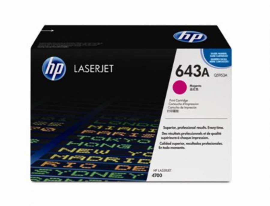 Toner HP Q5953A, č. 643A - purpurový