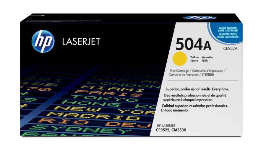 Toner HP CE252A, č. 504A - žlutý