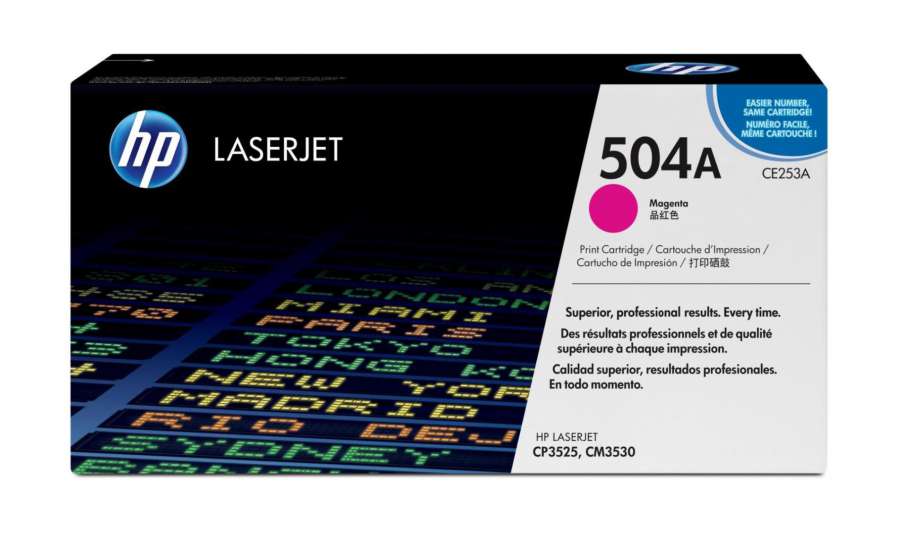 Toner HP CE253A, č. 504A - purpurový