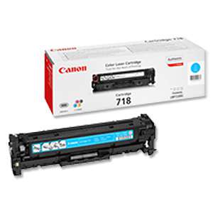 Toner Canon CRG-718 - azurový