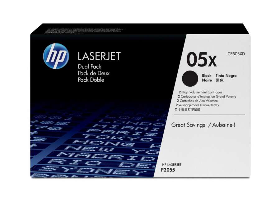 Toner HP CE505XD, č. 05X - černý