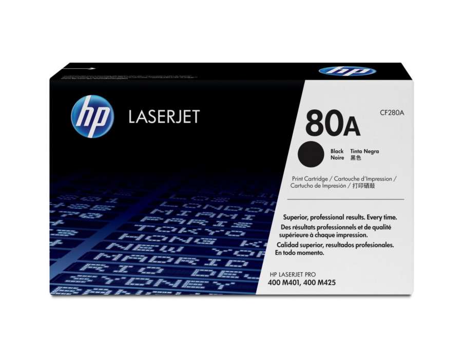 Toner HP CF280A, č. 80A - černý