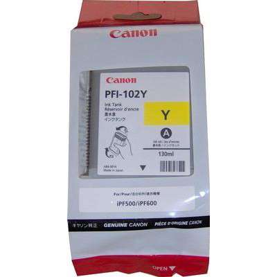 Cartridge Canon PFI102Y - žlutá