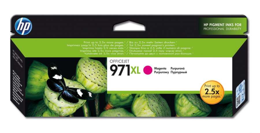 Cartridge HP CN627AE, č. 971XL - purpurový