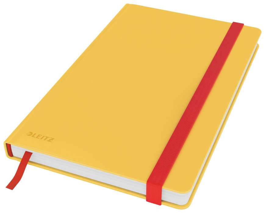 Zápisník Leitz Cosy - A5, linkovaný, hebké tvrdé desky, teplá žlutá