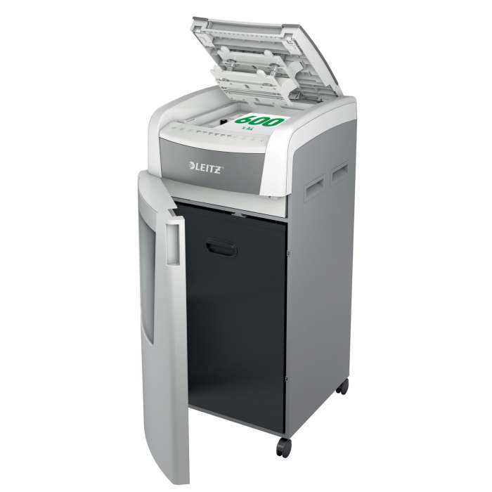 Automatická skartovačka Leitz IQ AutoFeed 600 - P5, řez na