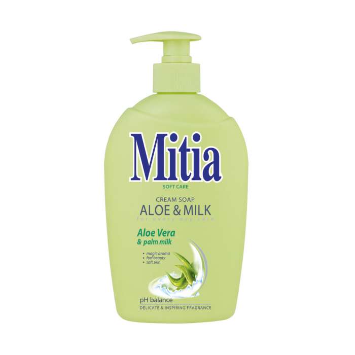 Tekuté mýdlo Mitia - aloe & milk, 500 ml
