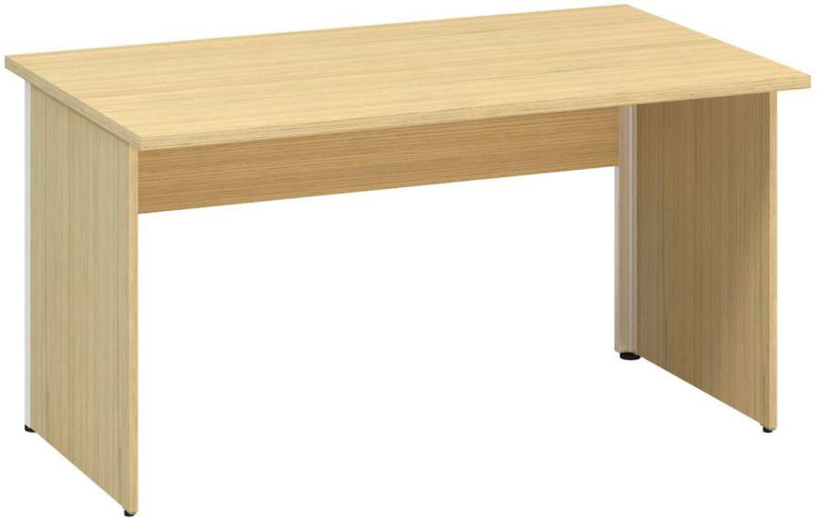 Psací stůl Alfa 100 - 140 x 80 cm, dub Vicenza
