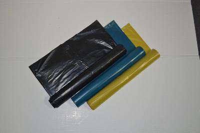 Pytle na odpadky - 3 barvy, 60 l, 20 mic, 30 ks