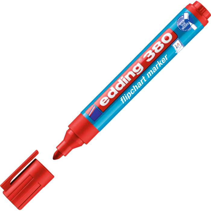Popisovač na flipchart Edding 380 - červený
