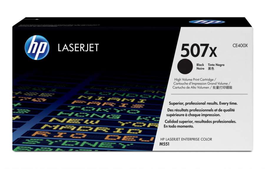Toner HP CE400X, č. 507X - černý