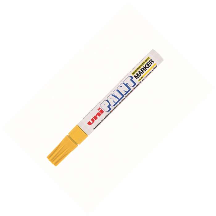 Lakový popisovač Uni PX 20 - žlutý