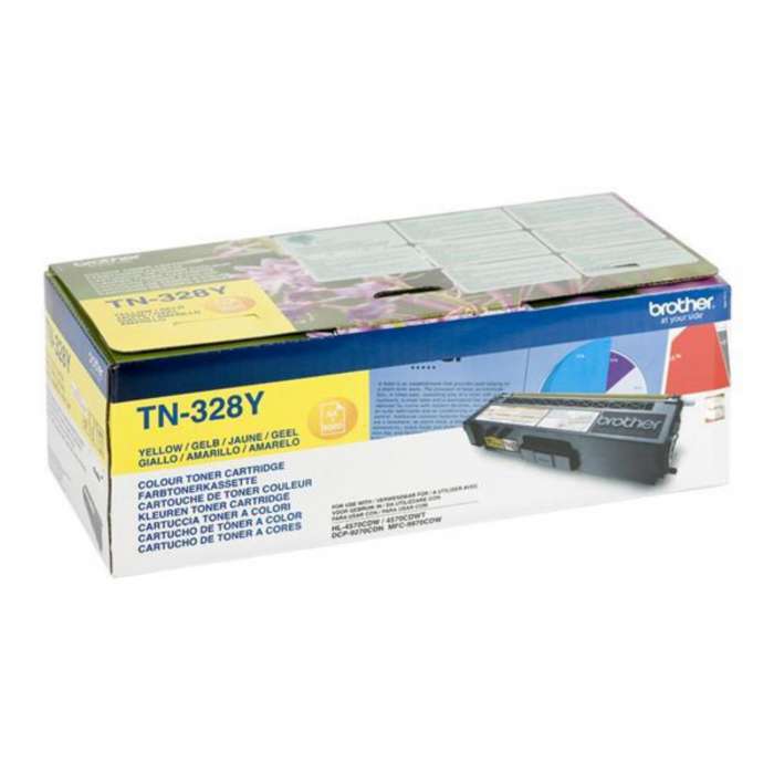 Toner Brother TN-328Y, žlutý (6 000 str.)