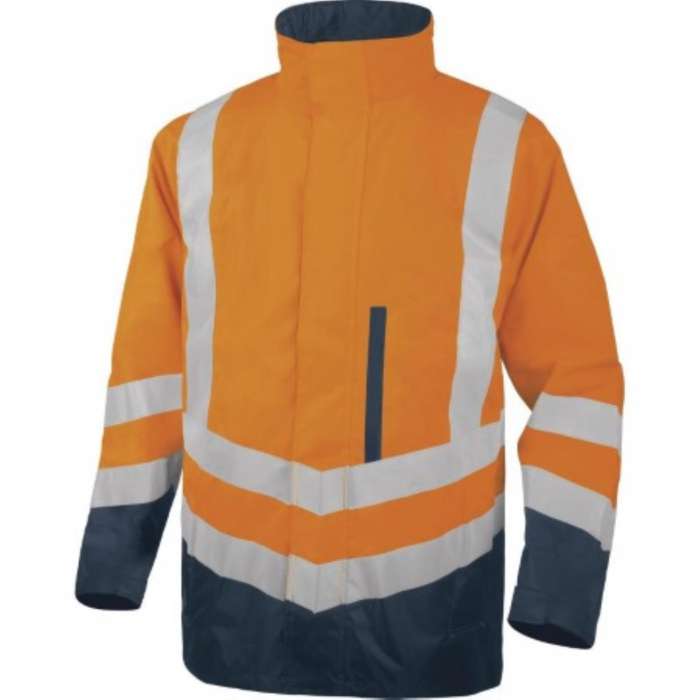 Bunda OPTIMUM3 5v1, oranžová-nám. modrá, vel. L
