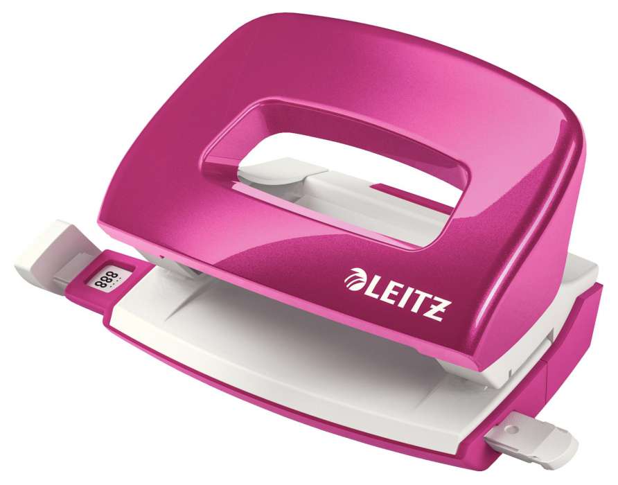 Děrovačka Leitz NeXXt 5060 mini - 10 listů, metalická růžová
