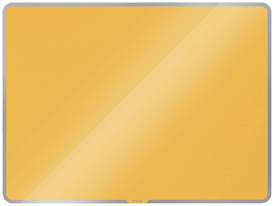 Magnetická tabule na zeď Leitz Cosy - 80 x 60cm, teplá žlutá