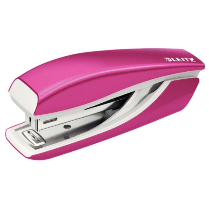 Sešívačka Leitz NeXXt 5528 WOW mini - 10 listů, metalicky růžová