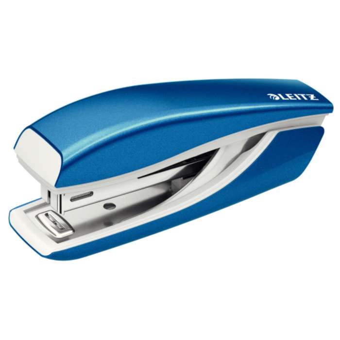 Sešívačka Leitz NeXXt 5528 WOW mini - 10 listů, metalicky modrá
