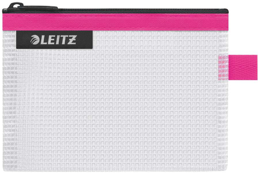 Zipová obálka Leitz WOW - malá, růžová
