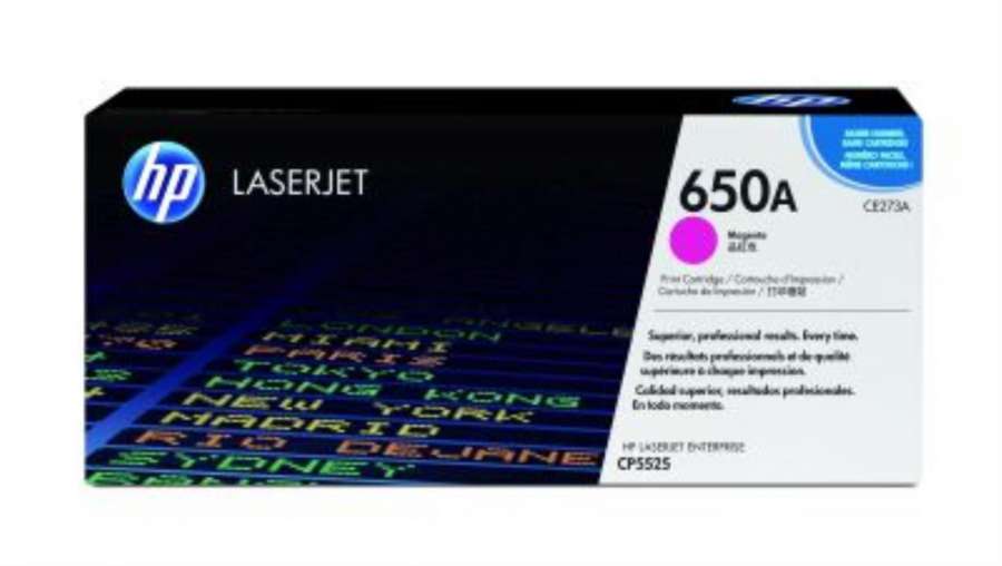 Toner HP CE273A, č. 650A - purpurová