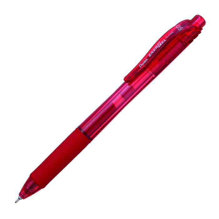 Gelový roller Pentel Energel X - červená , 0,5 mm