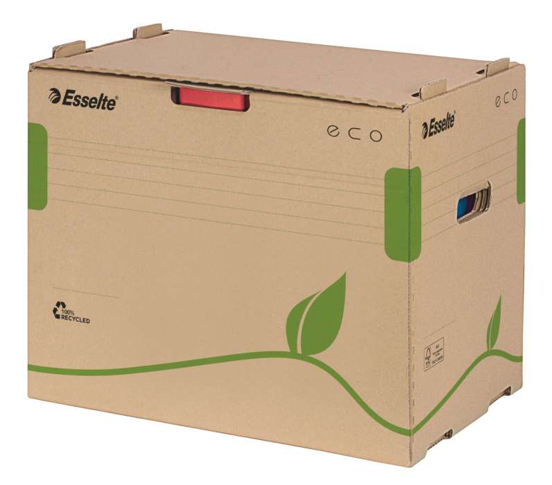 Archivační krabice Esselte ECO - na pořadače, hnědá, 42,7 x 34,3 x