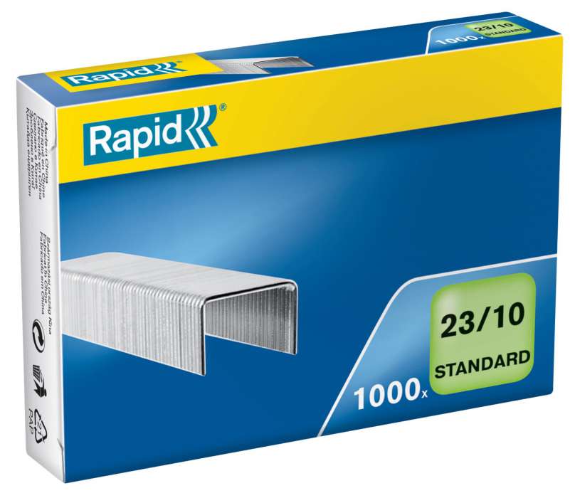 Drátky do sešívačky Rapid Standard - 23/10, 1000 ks