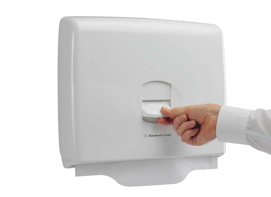 Zásobník na jednorázová papírová sedátka na WC Kimberly Clark