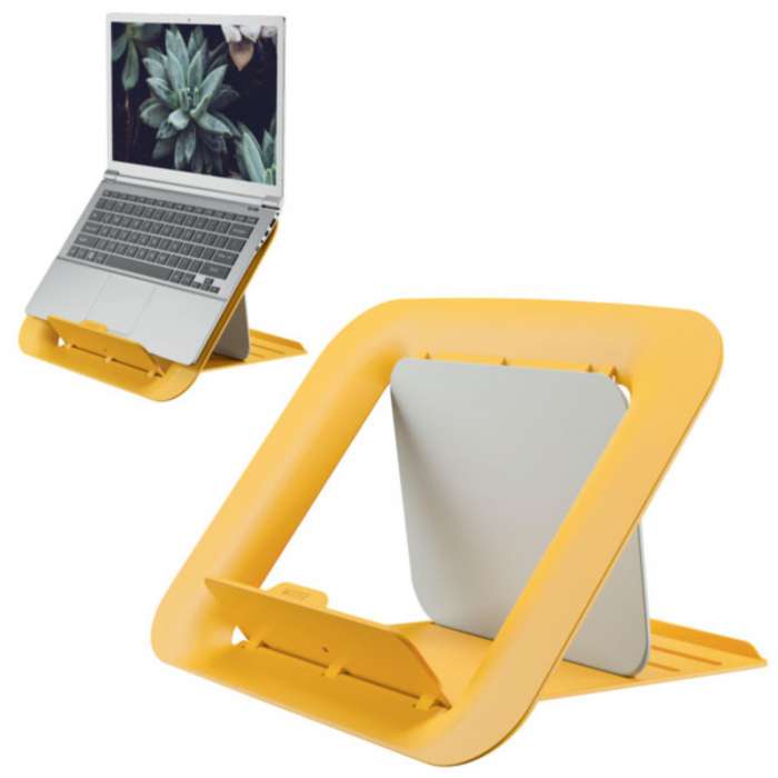 Stojan pod notebook Leitz ERGO Cosy - teplá žlutá