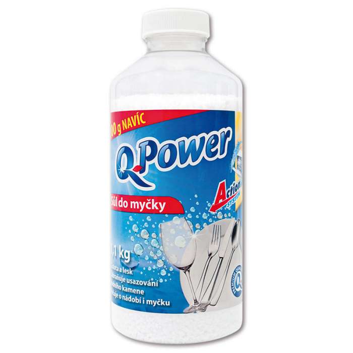 Sůl do myčky Q-power - 1,1 kg