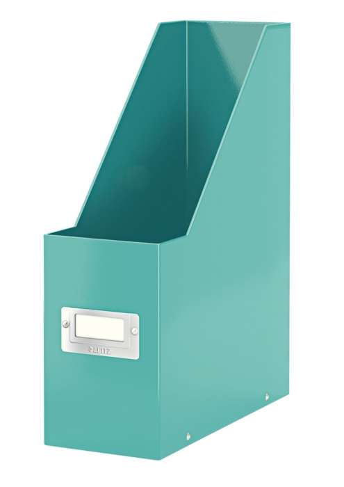 Stojan na časopisy Leitz WOW Click & Store - 10,3 cm, ledově modrý