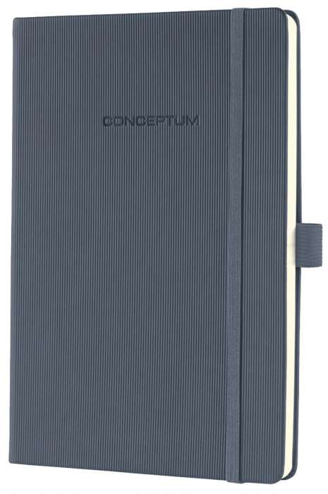 Záznamní kniha Sigel Conceptum - Hardcover, A5, linkovaná, tmavě šedá