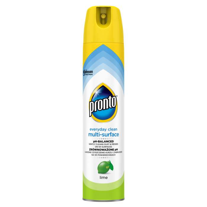 Čisticí sprej proti prachu Pronto - limetka, 250 ml