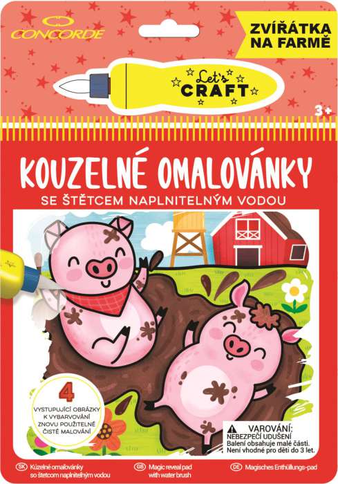Kouzelné omalovánky Concorde - Zvířátka na farmě
