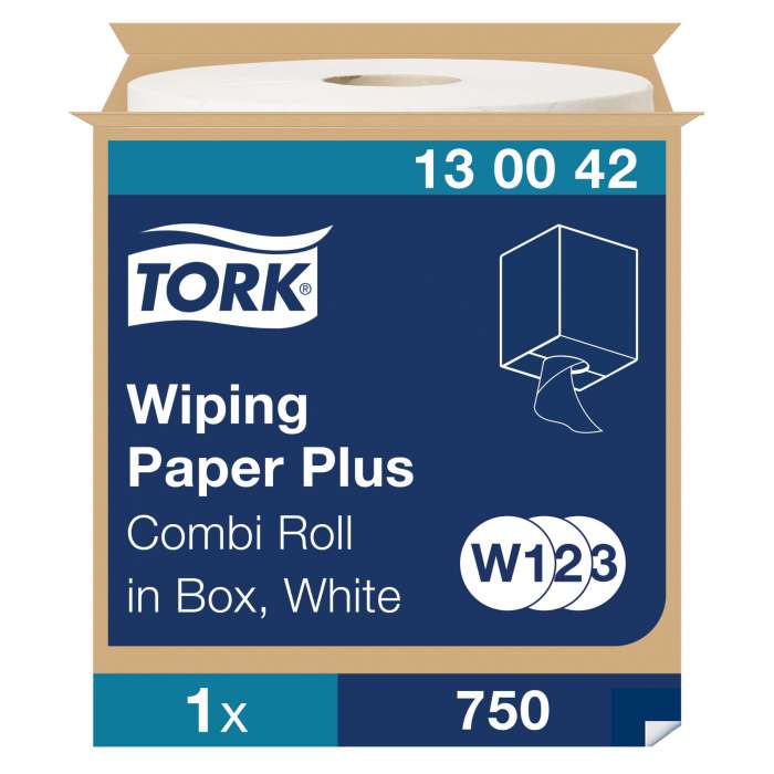 Papírové utěrky Tork - kombi role, 2 vrstvé, W1-3