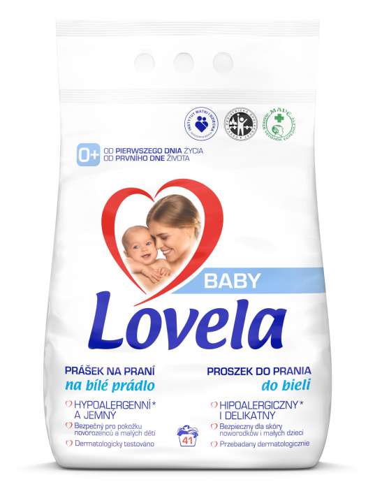 Prací prášek Lovela - na bílé prádlo, 4,1 kg, 41 pracích dávek