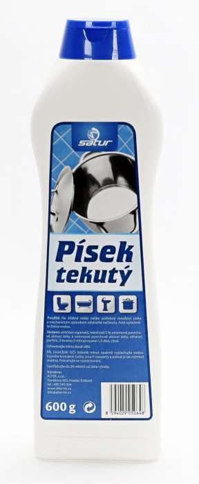Čistící prostředek Satur - tekutý písek, 600 g